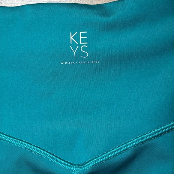 Athleta x Alicia Keys Elation 7/8 Green Crop Leggings size Small - Picture 6 of 11